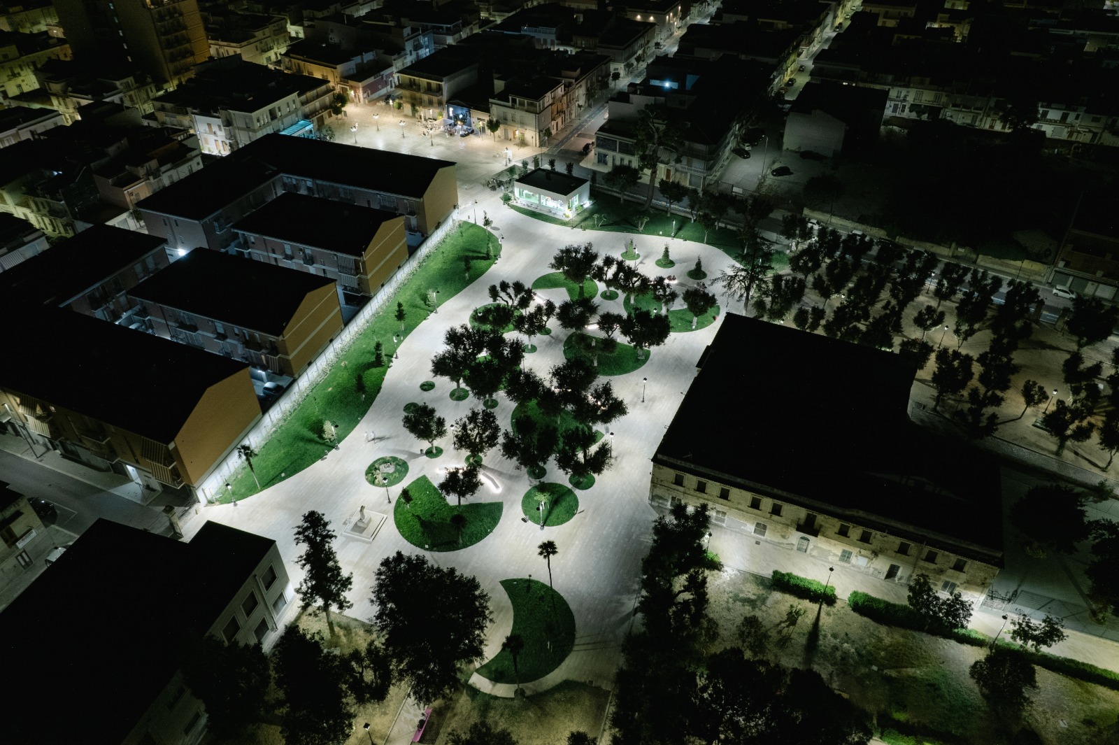riqualificazione villa comunale di apricena - giammario architetti